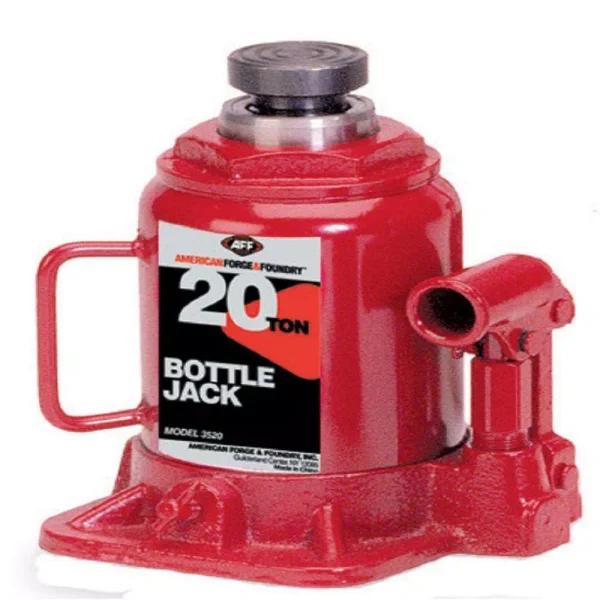 American Forge & Foundry AFF 20-Ton Hydraulic Bottle Jack, Heavy Duty Steel Lifting Tool