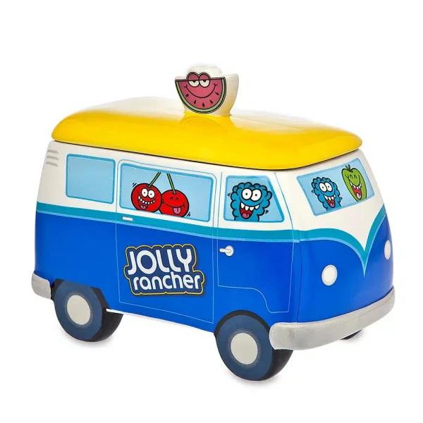 Godinger Jolly Ranchers Candy Bus Porcelain Kitchen Canister