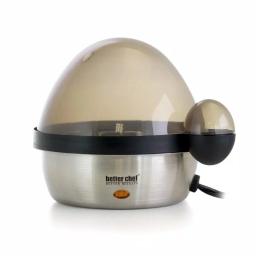 Better Chef 7-Egg Stainless Steel Egg Cooker, Silver/Black thumbnail 1