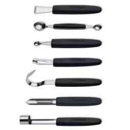 BergHOFF Essentials 8-Piece Stainless Steel Garnishing Tool Set with Carrying Case thumbnail 4