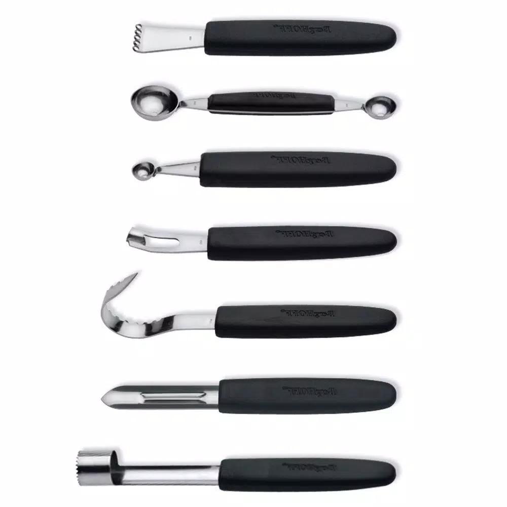 BergHOFF Essentials 8-Piece Stainless Steel Garnishing Tool Set with Carrying Case