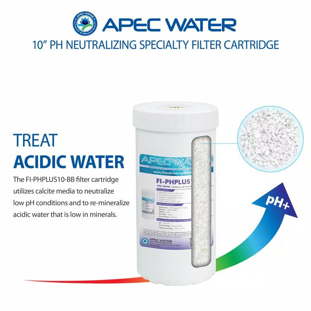 APEC Water Systems 10 in. Big Blue Specialty Calcite Low pH Neutralizing & Re-mineralizing Water Filter Cartridge