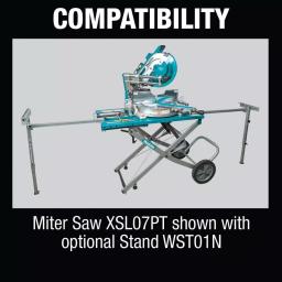 Makita 18V X2 LXT 12 in. Brushless Dual-Bevel Sliding Compound Miter Saw Kit with Bonus 18V LXT Jigsaw thumbnail 12