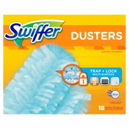 Swiffer Dusters 180 Multi-Surface Refills, Lavender Vanilla and Comfort Scent, 18-Count thumbnail 1