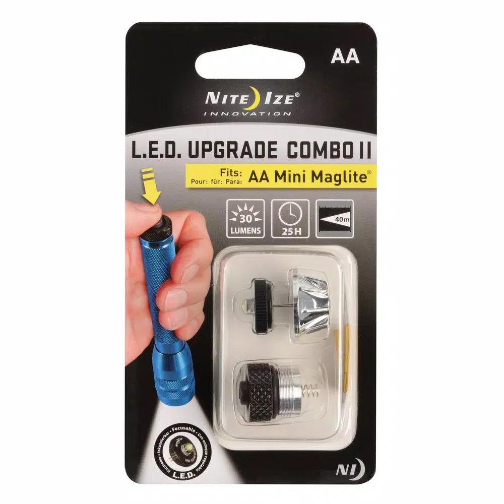 Nite Ize LED Combo Upgrade Kit II for AA Mini Maglite Flashlight