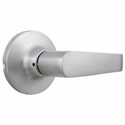 Universal Hardware Satin Chrome Standard Duty Passage Lever, ANSI Grade 2, 2-3/4 in. Hall/Closet Lock thumbnail 1