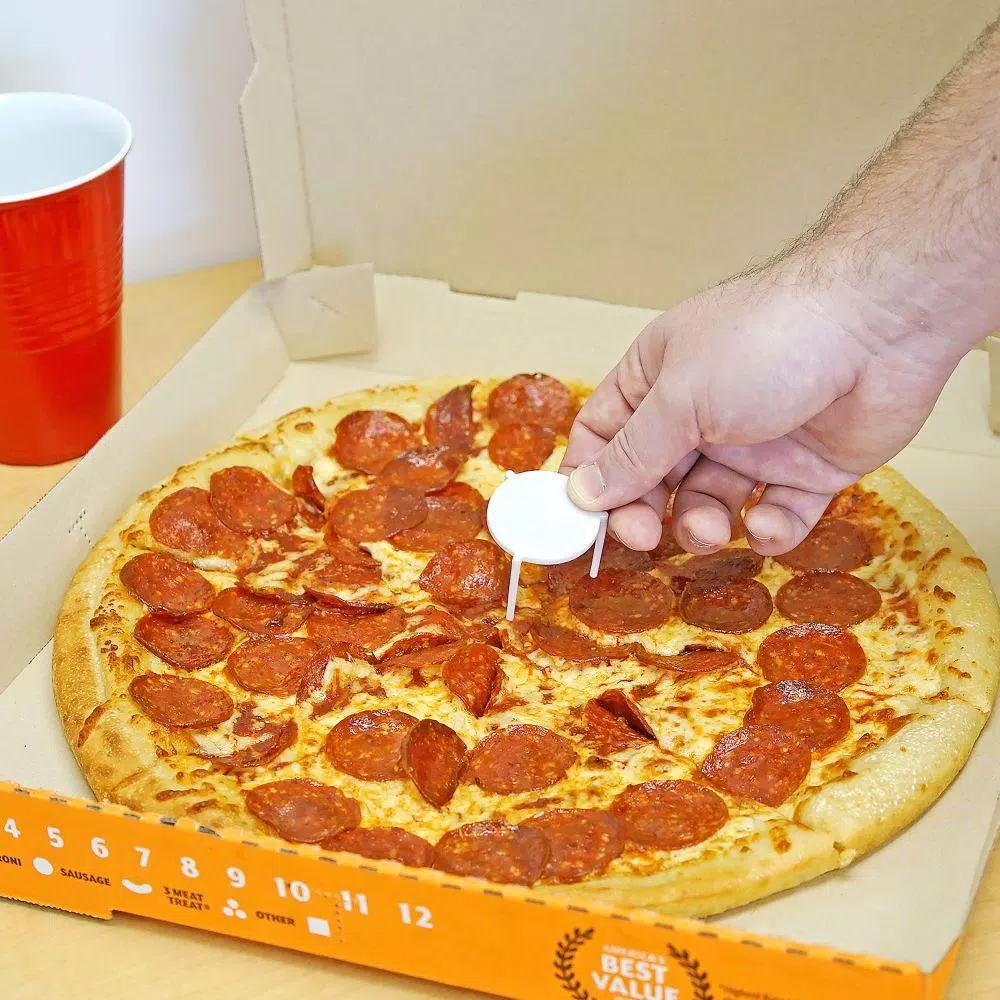 Southern Homewares Pizza Lid Savers, White Plastic Tripods (Set of 200)