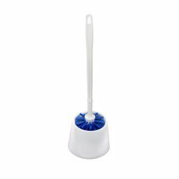 Alpine Industries 16 in. Plastic Toilet Bowl Brush and Holder Set, 2-Pack thumbnail 1