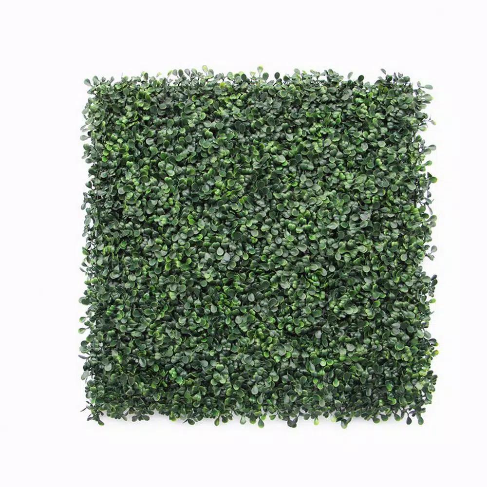 Ejoy GorgeousHome Artificial Boxwood Hedge Greenery Panels, 20 x 20 in., Dark Green (12-Pack)