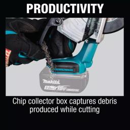 Makita 18V LXT Cordless 5-3/8 in. Metal Cutting Saw with 5.0Ah Battery Bundle thumbnail 7