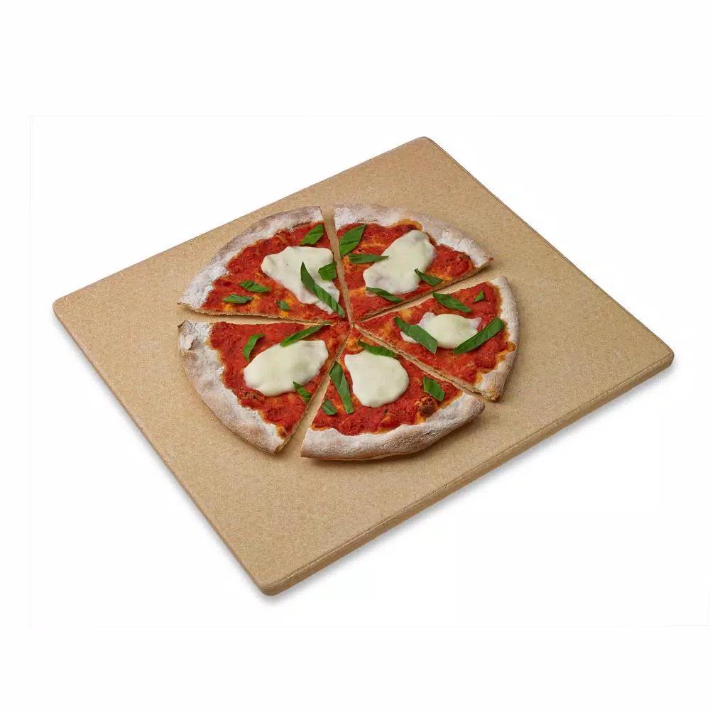 Honey-Can-Do Old Stone Oven Rectangular Pizza Stone for Baking Pizza and Bread
