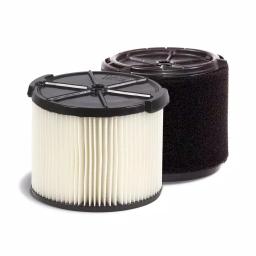 RIDGID Replacement Filter Set: VF3400 Pleated Paper & VF3700 Foam Filter for 3 to 4.5 Gal. Wet/Dry Vacuums thumbnail 1