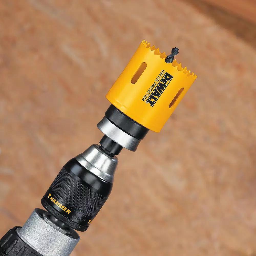 DEWALT 7/16 in. Shank Quick Change Mandrel for 1-1/4 in. to 6 in. Hole Saws