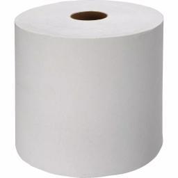 Genuine Joe Hardwound Roll Paper Towels, 1-Ply, White, 6 Rolls thumbnail 1