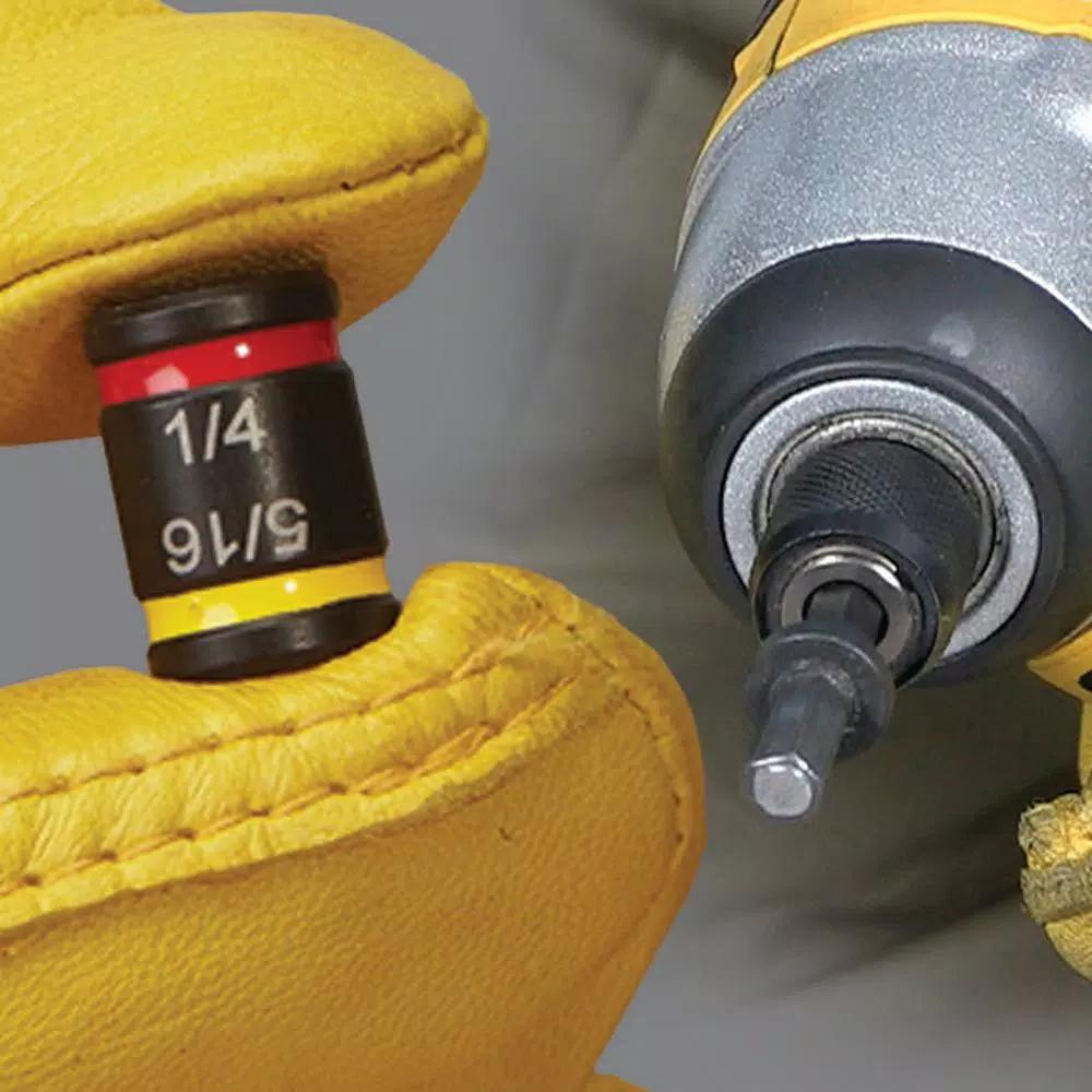 Malco Reversible 1/4 in. and 5/16 in. Hex Chuck Driver for Magnetic Hex Drives