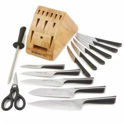 Calphalon Katana 14-Piece Damascus-Style Cutlery Knife and Block Set thumbnail 2