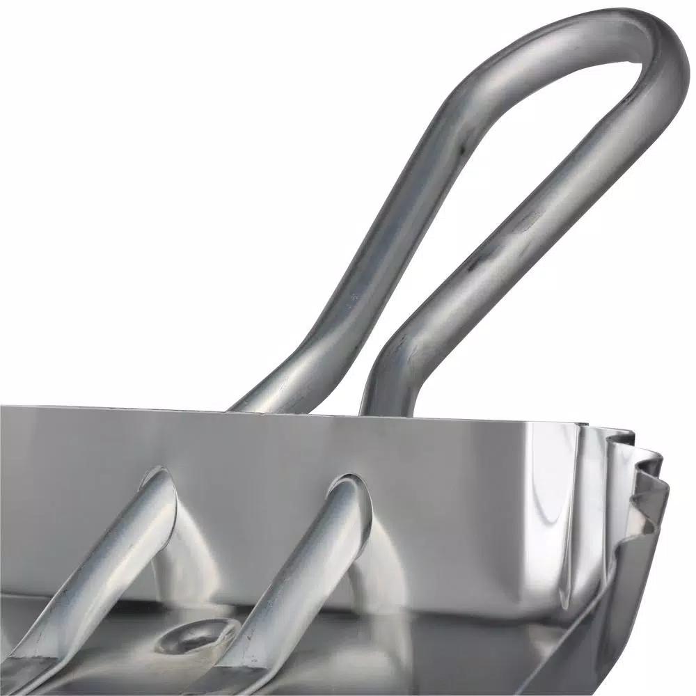 Quickie Professional 17 in. Aluminum Dust Pan with Oversized Handle