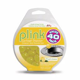 Plink Lemon Garbage Disposer Cleaner and Deodorizer, 40-Count Tablets (12-Pack) thumbnail 1