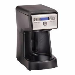 Hamilton Beach 12-Cup Compact Programmable Drip Coffee Maker, Black thumbnail 2