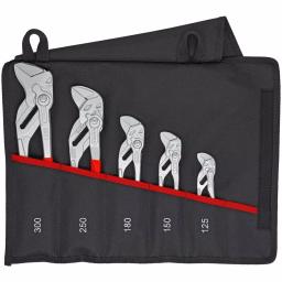 KNIPEX 5-Piece Pliers Wrench Set with Tool Roll thumbnail 1