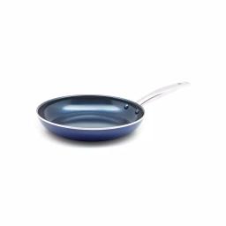 Blue Diamond 10 in. Aluminum Ceramic Nonstick Frying Pan, Blue thumbnail 1