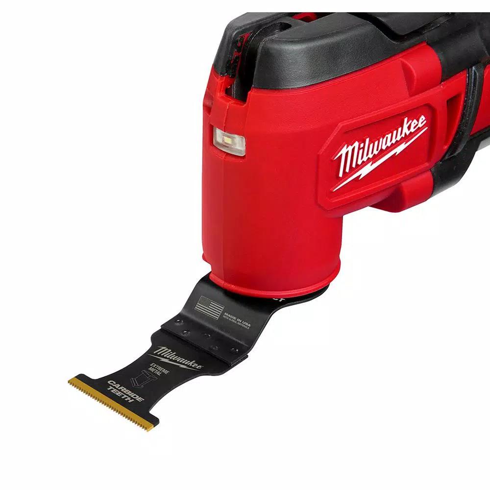 Milwaukee 1-3/8 in. Carbide Universal Fit Extreme Metal Cutting Oscillating Multi-Tool Blades, 10-Pack