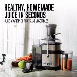 Weston Super Chute 1100W Centrifugal Juice Extractor, 3.5" Extra-Wide Feed Chute, Stainless Steel thumbnail 5