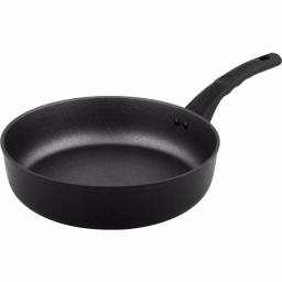 KOCH SYSTEME CS CS KOCHSYSTEME Munster 11 in. Aluminum Nonstick Frying Pan with Glass Lid, Black thumbnail 2