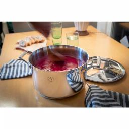Saveur Selects Voyage 6 qt. Tri-Ply Stainless Steel Stock Pot with Lid thumbnail 7