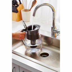 Brita Monterey 10-Cup Water Filter Pitcher with Longlast Filter, Black thumbnail 4