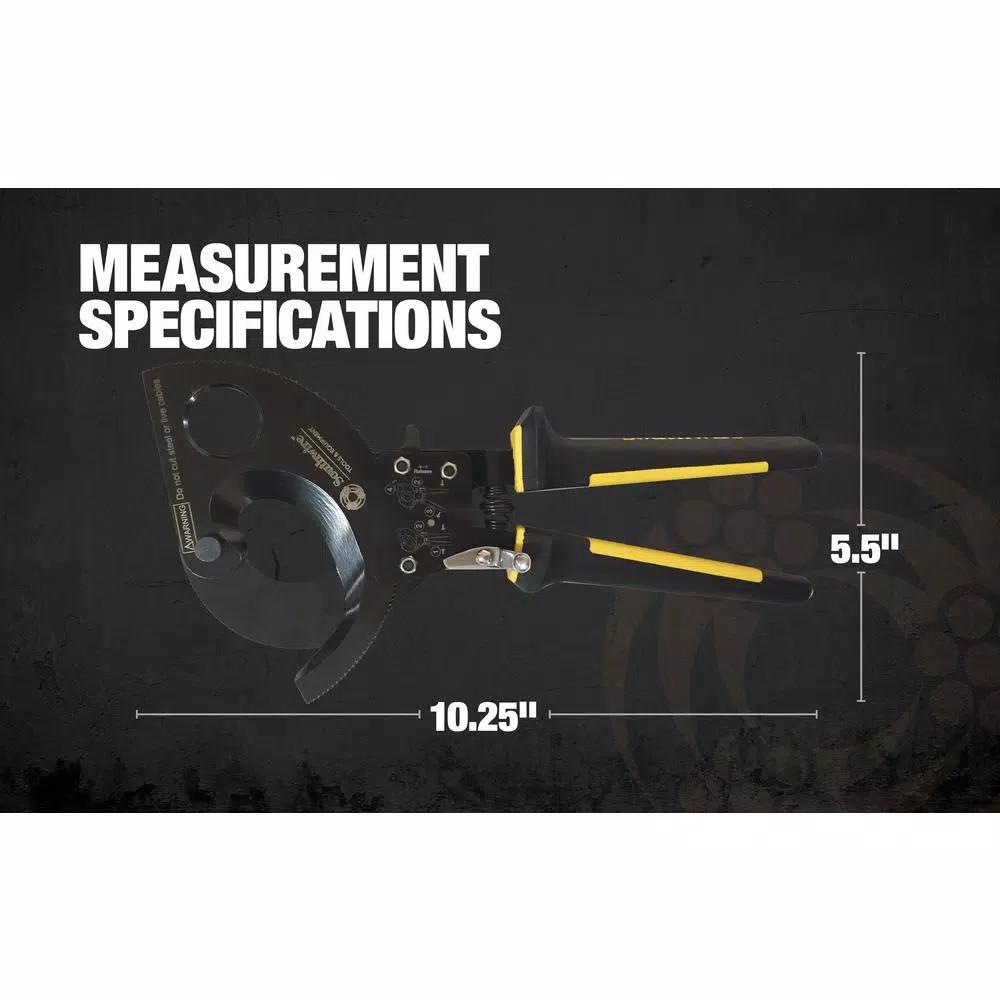 Southwire CCPR400 Heavy-Duty Compact Ratcheting Cable Cutters