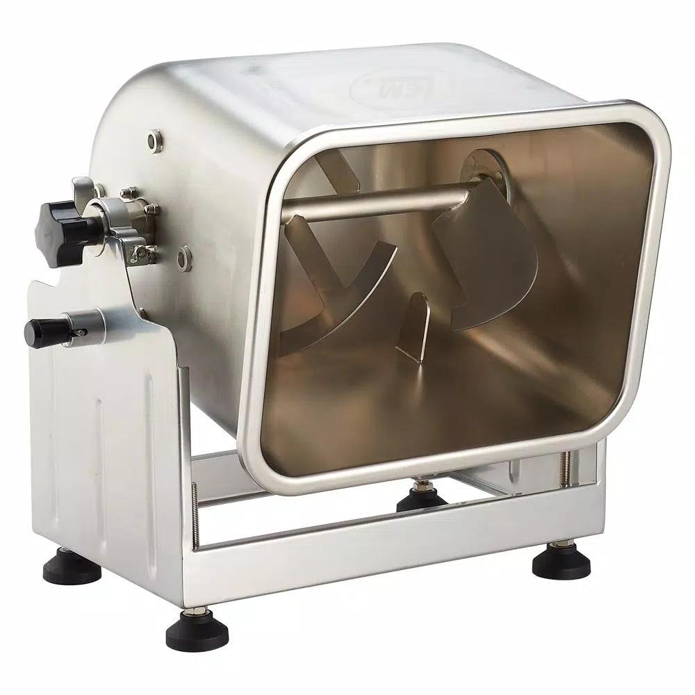 LEM Big Bite 12.5 Qt. Stainless Steel Meat Mixer with 3-Position Tilt Tub