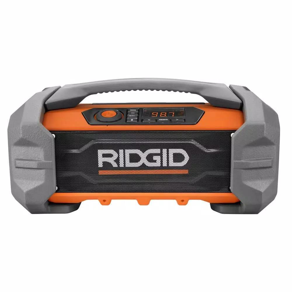RIDGID 18V Hybrid Jobsite Radio Kit with 2.0 Ah Lithium-Ion Battery and Charger