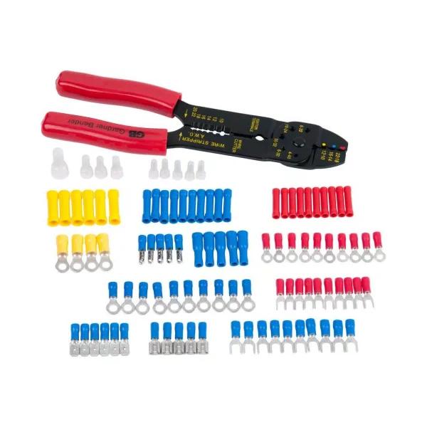 Gardner Bender 100-Piece All-Purpose Electrical Terminal Kit with 5-in-1 Multi-Tool and Storage Case
