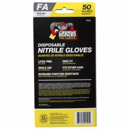 Grease Monkey Nitrile Disposable Gloves, Water-Resistant, Latex-Free, 50 Count thumbnail 2