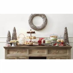Artland Songbird Glass Covered Pedestal Cake Stand with Bird Finial, 10 in. Diameter thumbnail 2