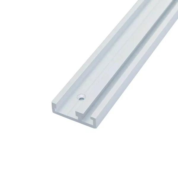 POWERTEC 48 in. Dual Track Aluminum Combo T-Track and Miter Track for Woodworking