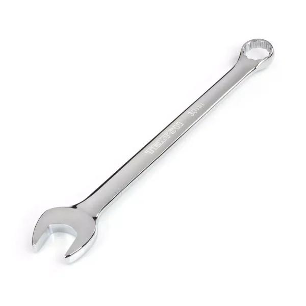TEKTON 30 mm Combination Wrench, 12-Point Box End, Chrome Vanadium Steel