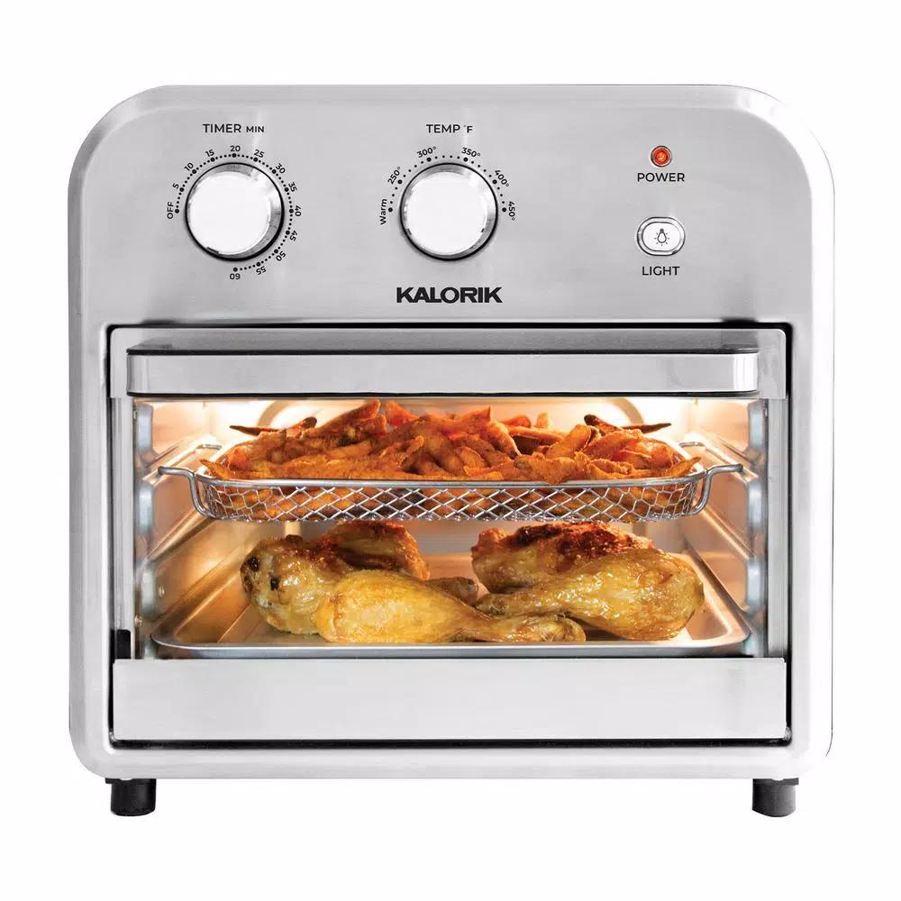 KALORIK 12.6 Qt. Stainless Steel Air Fryer Oven with Rapid Hot Air Technology