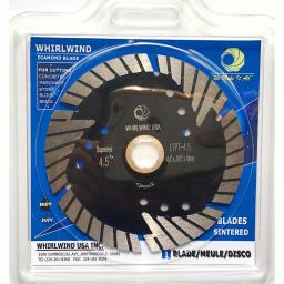Whirlwind USA 4-1/2 in. Turbo Segmented Diamond Saw Blade for Granite, Marble, and Concrete thumbnail 3