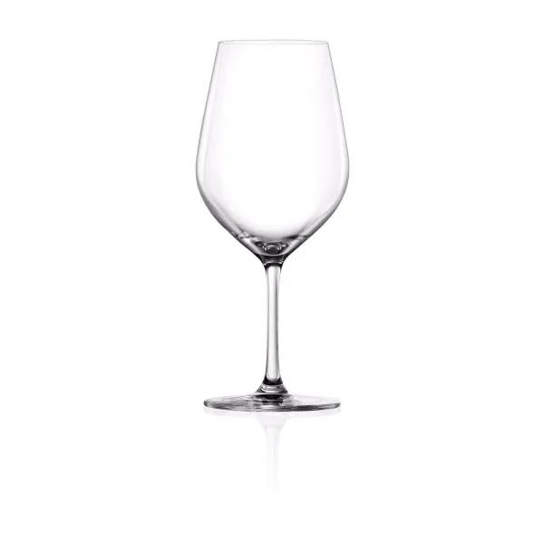 Lucaris Tokyo Temptation 8-Piece Bordeaux Wine Glass Set, 21.1 oz, Titanium Infused Lead-Free Crystal