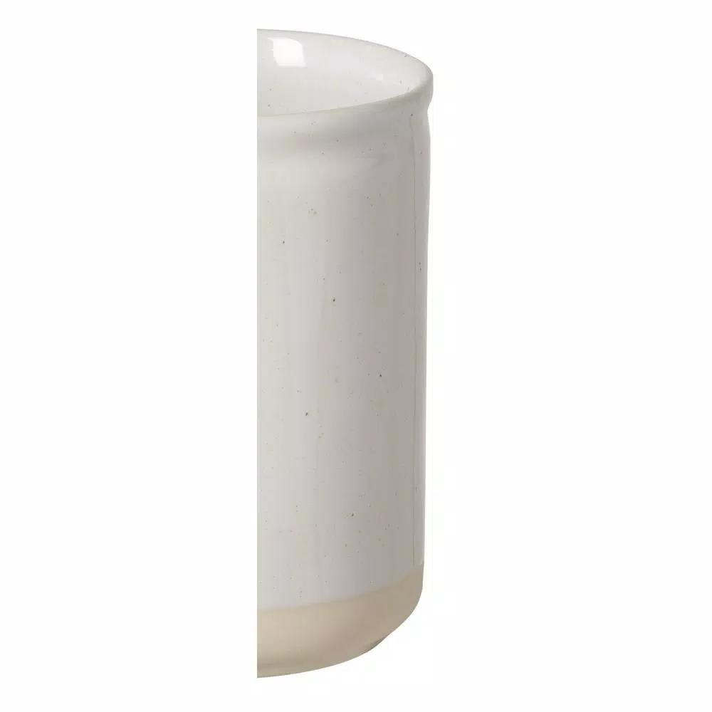CASAFINA Fattoria White Ceramic Stoneware Utensil Canister
