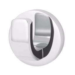 Speakman Vector Single Robe Hook in Polished Chrome, Modern Metal Design by Roger Thomas thumbnail 1