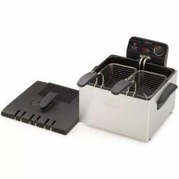 Presto ProFry 12-Cup Deep Fryer, 1800W Electric Immersion Element with 2 Oblong Baskets thumbnail 6