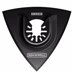 Rockwell Sonicrafter Perforated Sanding Pad 2-Pack - Universal Fit Triangular Oscillating Tool Attachment thumbnail 1