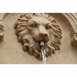 Kenroy Home Royal Resin Lionhead Wall Fountain - Sandstone Finish Mediterranean Outdoor Water Feature thumbnail 9