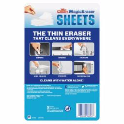 Mr. Clean Magic Eraser Thin Cleaning Sheets, Disposable Scouring Sponge, 16 Count thumbnail 4
