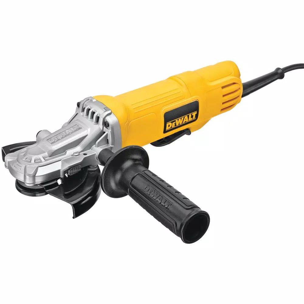DEWALT 9 Amp Corded Small Angle Grinder, 4.5-in to 5-in, 12,000 RPM, Low-Profile Design