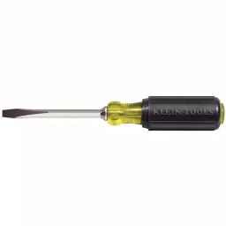 Klein Tools 1/4 in. Flat Head Screwdriver with 4 in. Square Shank and Cushion Grip thumbnail 7