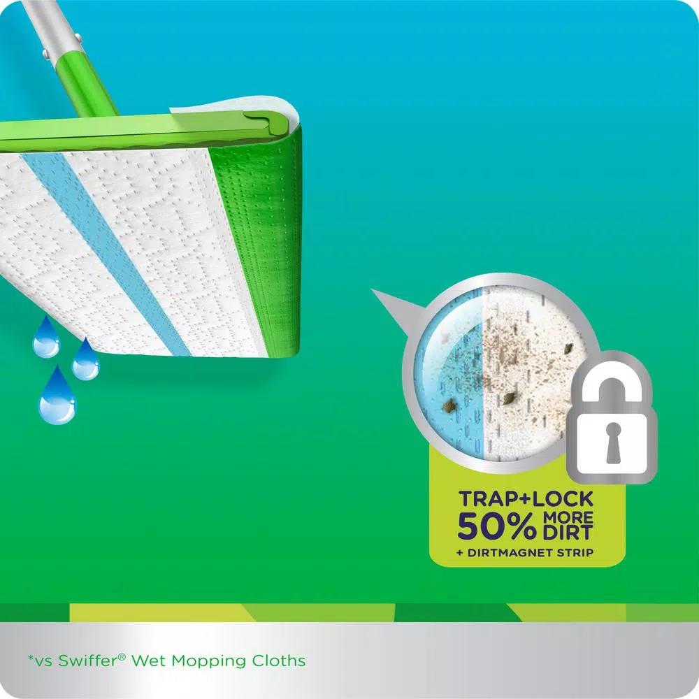 Swiffer Sweeper 2-in-1 Dry and Wet Mop Starter Kit with Microfiber Flat Mop Head